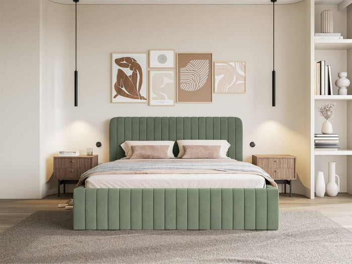 NADUVI Collection Bedframe Destro velvet met opbergruimte 180 x 200