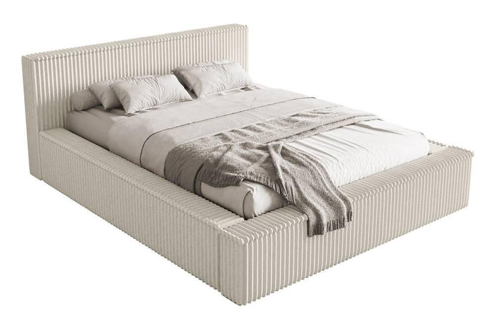 NADUVI Collection Bedframe Rafe ribstof 160 x 200 cm