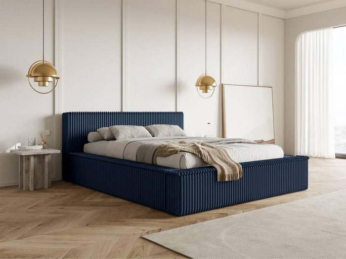 NADUVI Collection Bedframe Rafe ribstof 140 x 200 cm