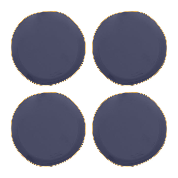 Urban Nature Culture Good Morning Gebaksbord - Purple Blue - 4 st.