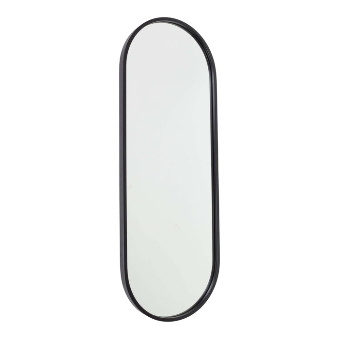 Fragix Boston Spiegel Ovaal - Zwart - 80x30