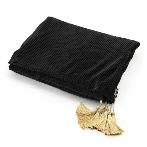 FURNILUX - Deken Royalty – Zwart