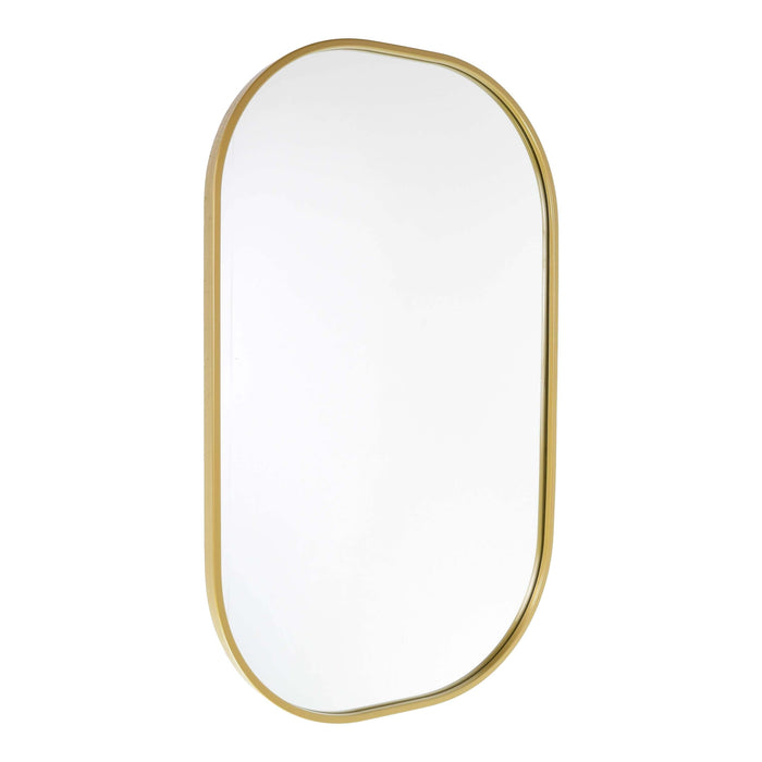 Fragix Iris Spiegel Ovaal - Goud - Metaal - 80x50