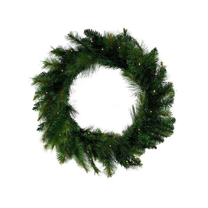 Bloomique - Kerstkrans 'King Tree' - Met verlichting - 60 cm