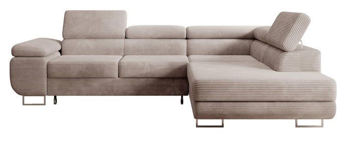 NADUVI Collection Hoekslaapbank Dorothy rechts corduroy