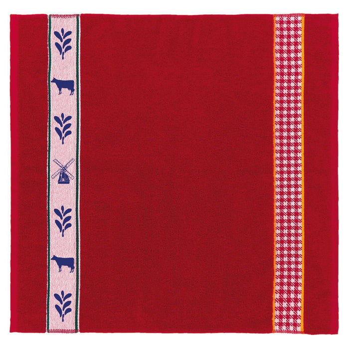DDDDD keukendoek Reness - 50x55cm - Rood - 6 stuks