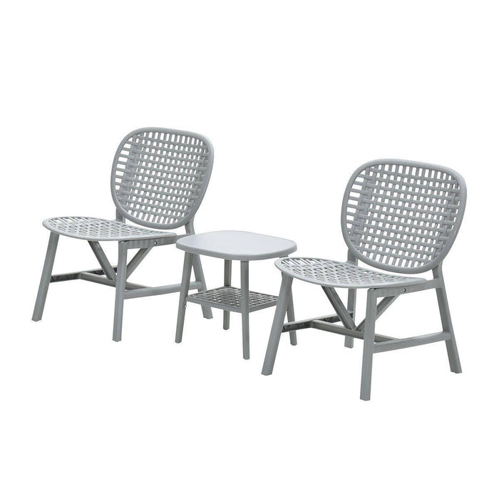 Garden Impressions Fien balkonset 3-delig - licht grijs