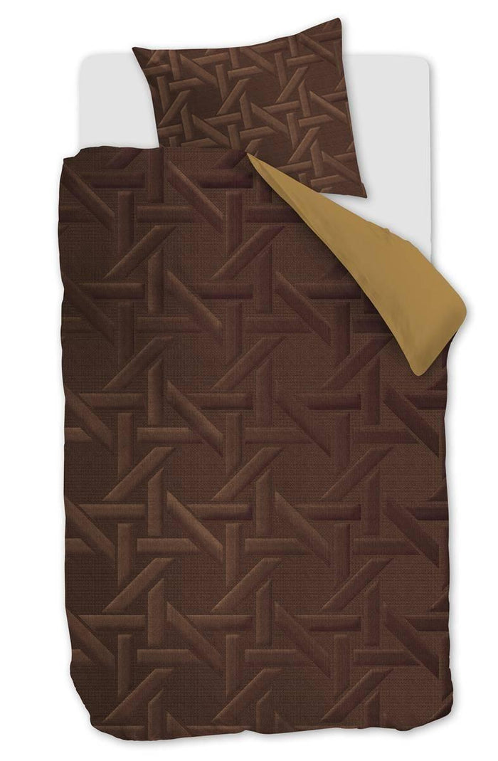 Kardol Parsons Dekbedovertrek Goud 140 x 200|220 cm