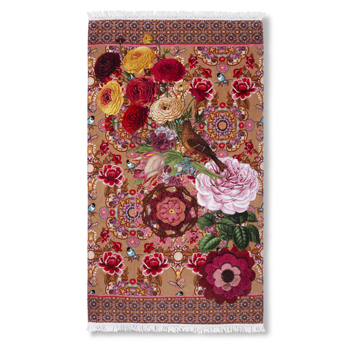 Happiness Strandlaken Velours Katoen Romy 100x180cm - sand