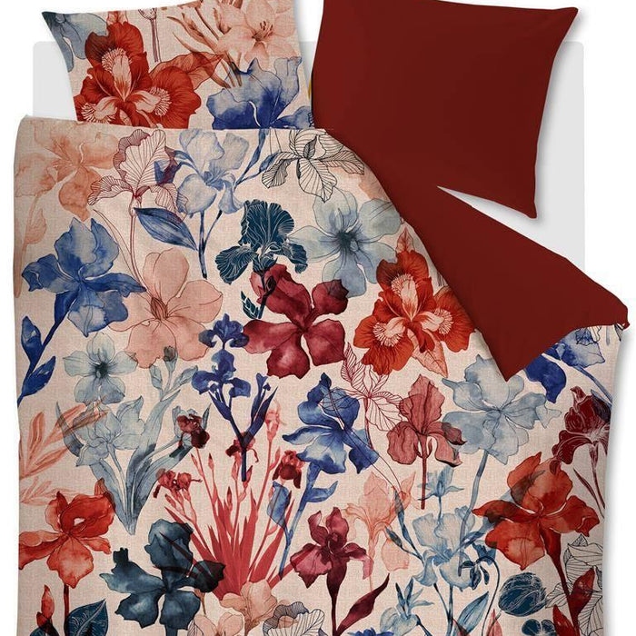 Beddinghouse Iris Field Dekbedovertrek - 260x200|220 - Rood