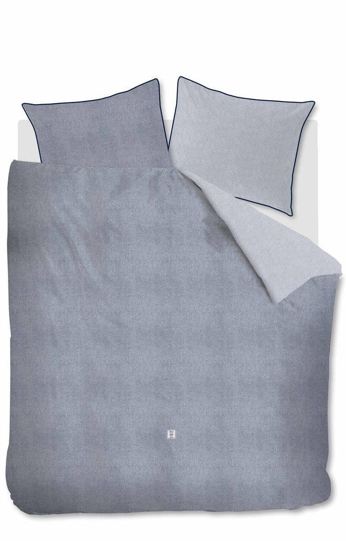 Riviera Maison Gingham dekbedovertrek - 240x200|220 - Blauw