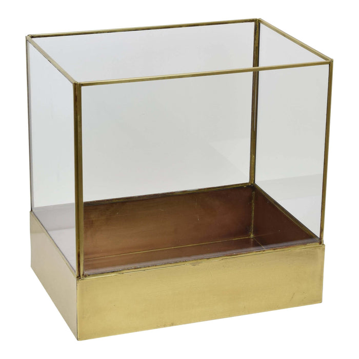 LOFT42 Liva Large Windlicht - Goud - Metaal - 30x21x30