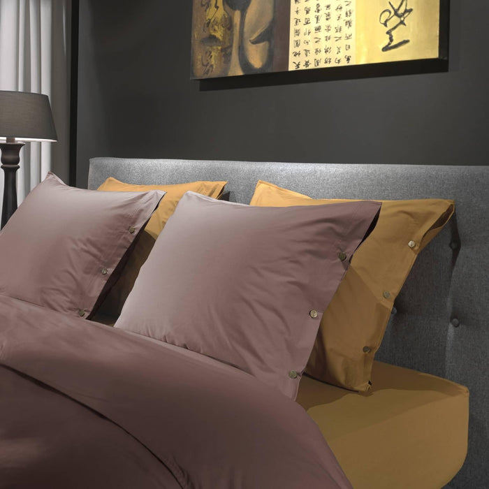 Yellow Dekbedovertrek Percale canyon rose