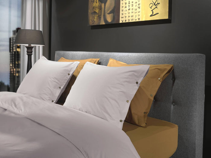 Yellow Dekbedovertrek Percale cloud pink