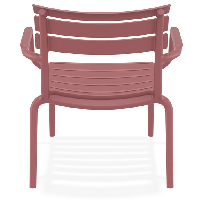 ALTEREGO AROMA Tuinstoel met armleuningen - Rood