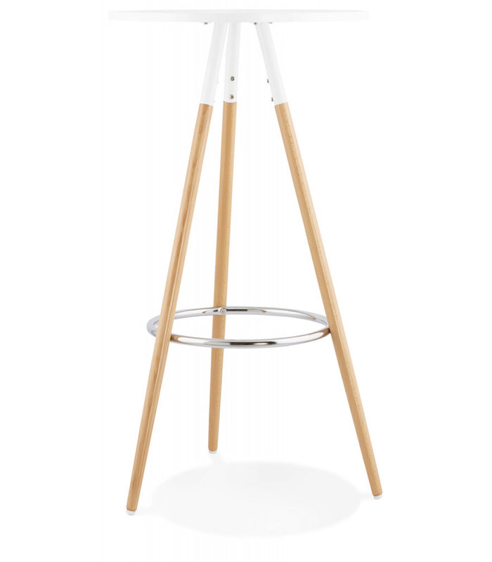 ALTEREGO BARY Ronde hoge tafel - Wit