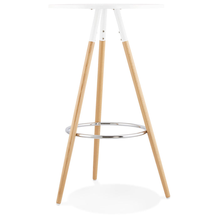 ALTEREGO BARY Ronde hoge tafel - Wit