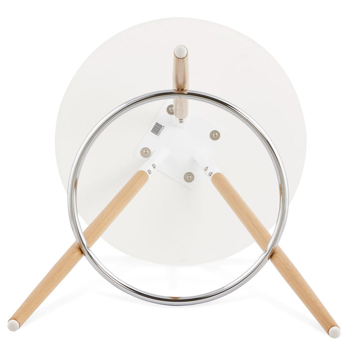 ALTEREGO BARY Ronde hoge tafel - Wit