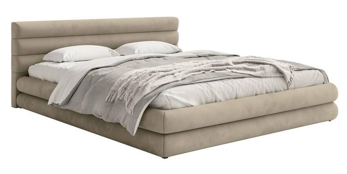 NADUVI Collection Gestoffeerd bed Alvaro chenille 180 x 200 met