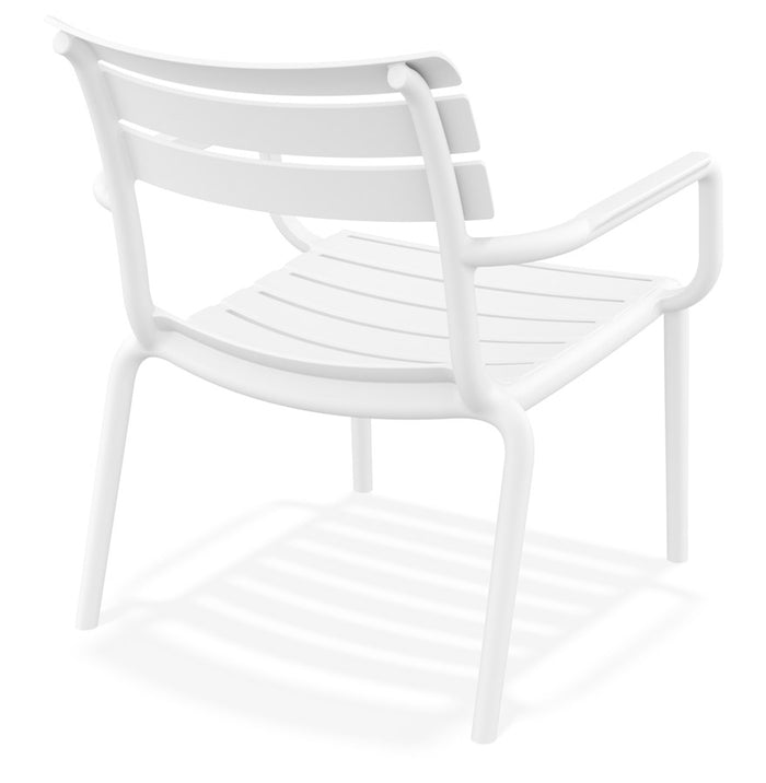ALTEREGO AROMA Tuinstoel met armleuningen - Wit