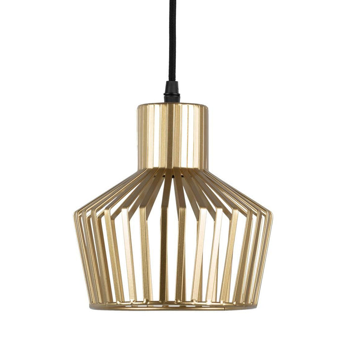 Leitmotiv - Pendant lamp Lignes Cap gold painted