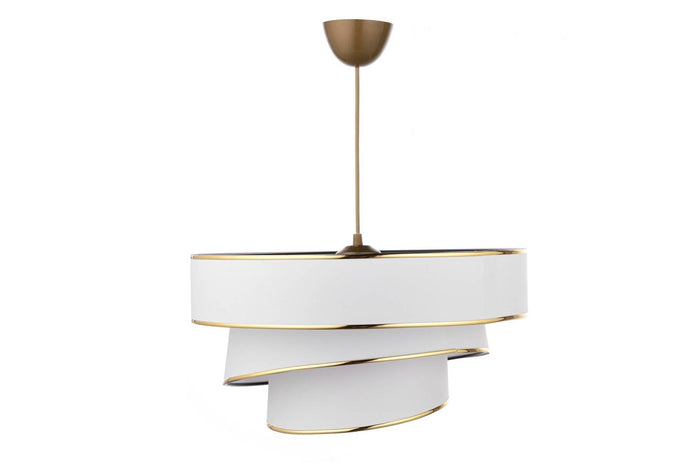 Giga Meubel - Hanglamp Goud Metaal - 40x40x72cm - Couper