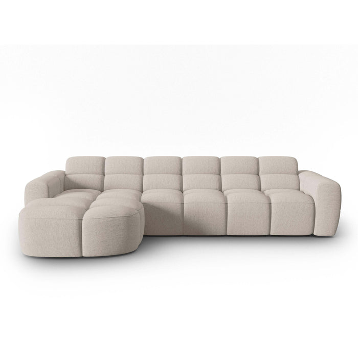Micadoni Lisa Hoekbank met Chaise Longue Links - Zand