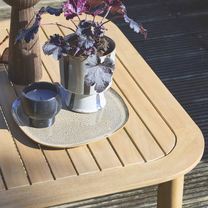 sweeek - Hoek loungeset van acaciahout voor 5 personen