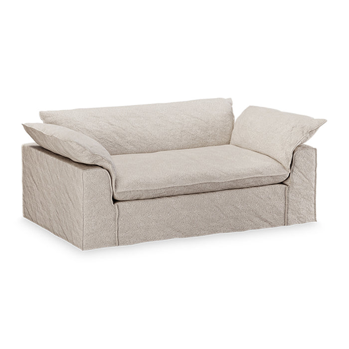 HKliving Nomad 2-zitsbank - Bouclé - Taupe