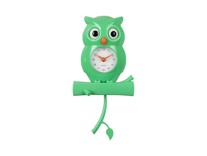 Karlsson - Wall Clock Owl Pendulum