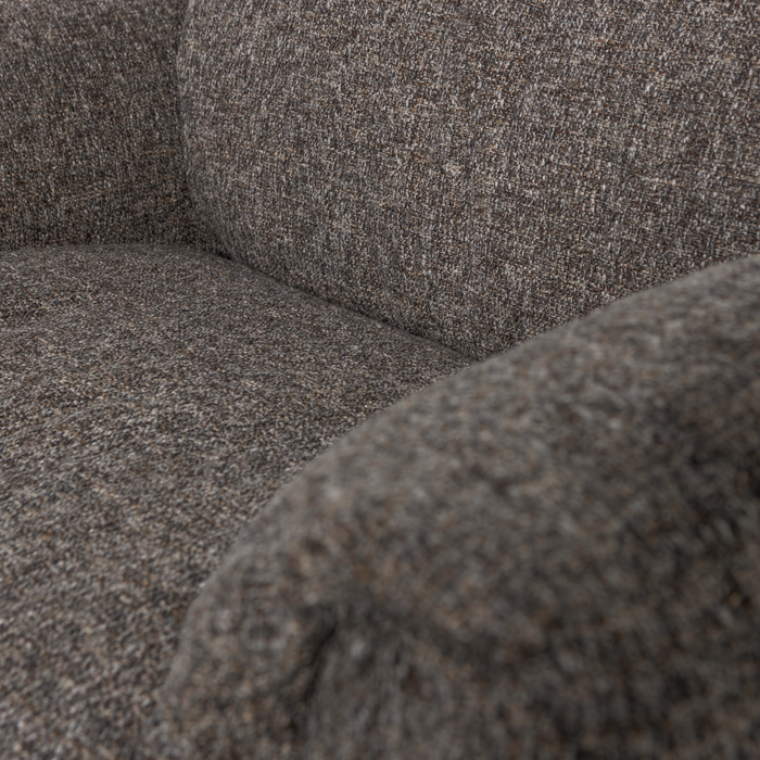 WOOOD Baggy Loveseat - Geweven Stof - Warmgrijs Melange - 81x138x101