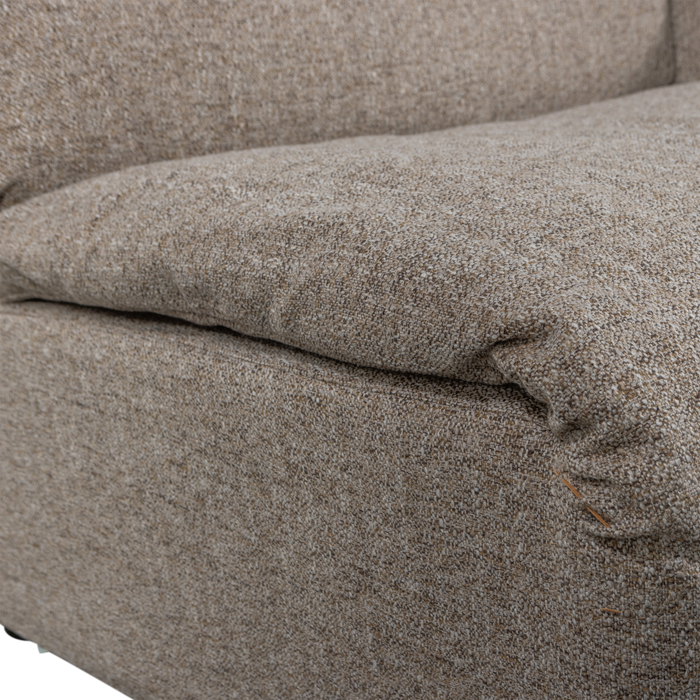 WOOOD Baggy 1-Zits Met Arm Rechts - Geweven Stof - Bruin Melange -