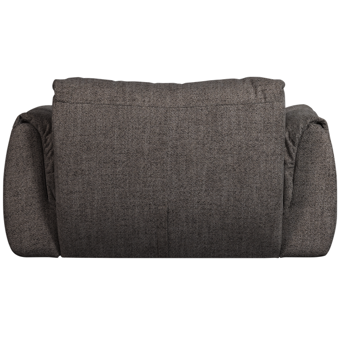 WOOOD Baggy Loveseat - Geweven Stof - Warmgrijs Melange - 81x138x101