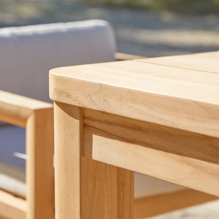 Tikamoon - Massief teakhouten tuintafel 205 Leon