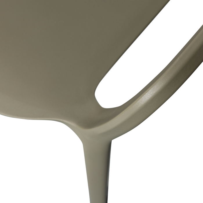 WOOOD Bent Tuinstoelen - Kunststof - Groen -Set van 2