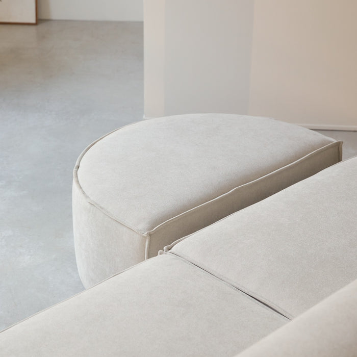 Tikamoon - Modulaire Dario 2-zitsbank in beige stof