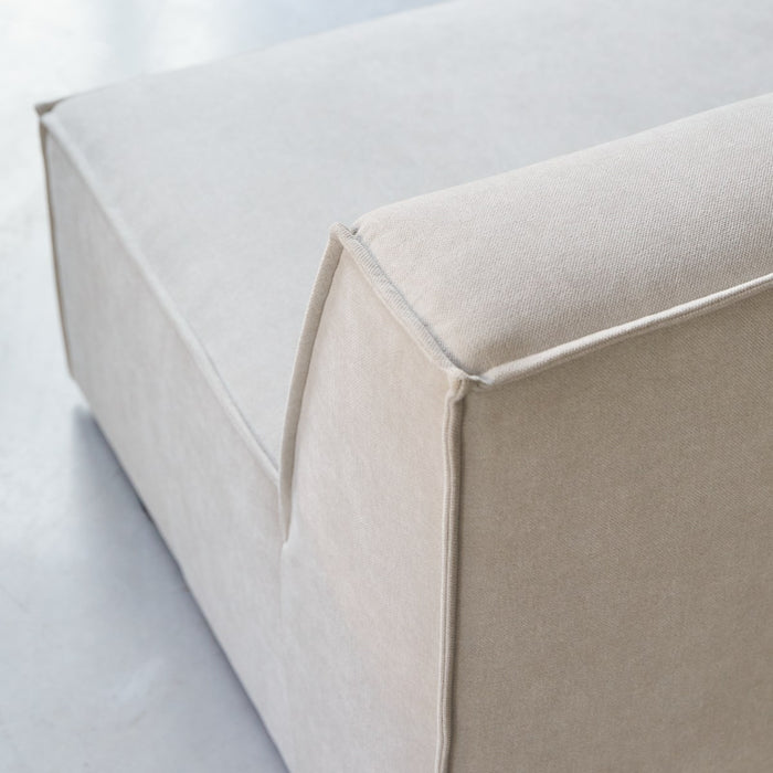 Tikamoon - Modulaire Dario 2-zitsbank in beige stof