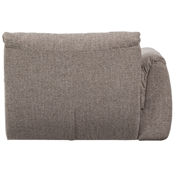 WOOOD Baggy 1-Zits Met Arm Links - Geweven Stof - Bruin Melange -