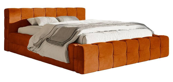 Selsey Design Tilly bedframe velvet met opbergvak 140 x 200 cm