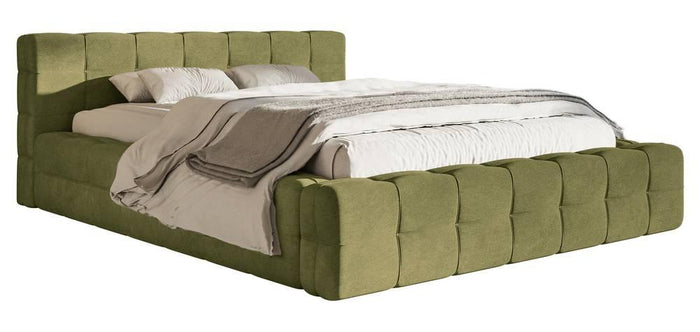 Selsey Design Tilly bedframe velvet met opbergvak 140 x 200 cm