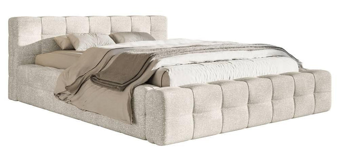 Selsey Design Tilly bedframe chenille met opbergvak 140 x 200 cm