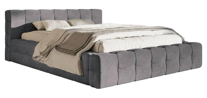 Selsey Design Tilly bedframe velvet met opbergvak 160 x 200 cm