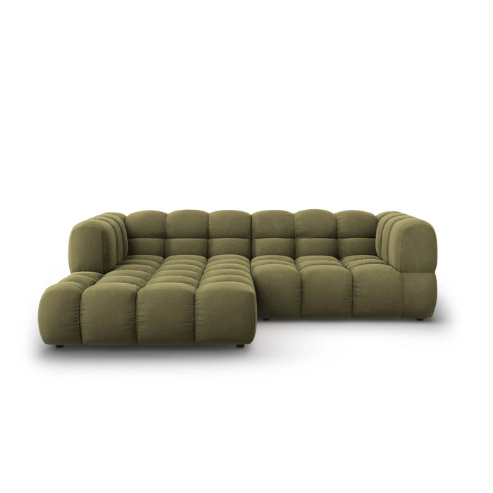 Cosmopolitan Design 3-zits hoekbank Sky links velvet