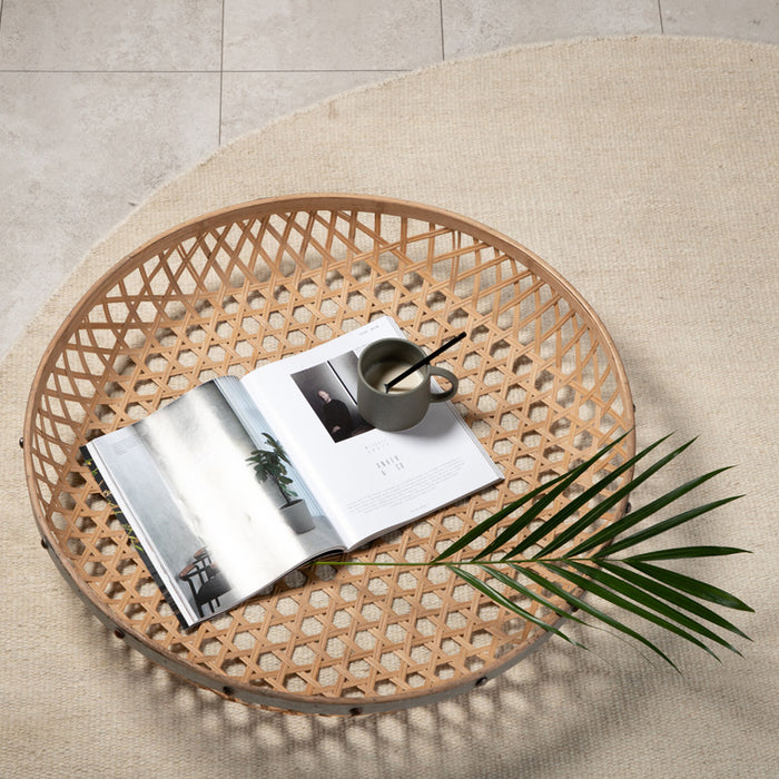 Fjôrd - Vloerkleed Beige - Ø200cm - Jaipur