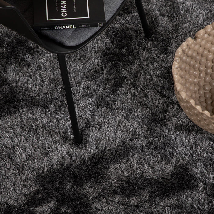 Fjôrd - Vloerkleed Grijs - Ø200cm - Shiva