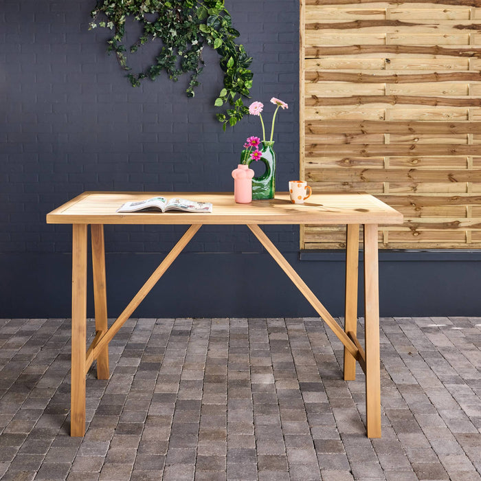 sweeek - Houten acacia tuin eettafel voor 4 personen