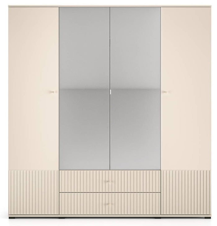 NADUVI Collection Carlotta kledingkast 4-deurs