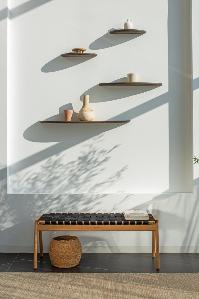 Klupa eetbank 160 white oil - White