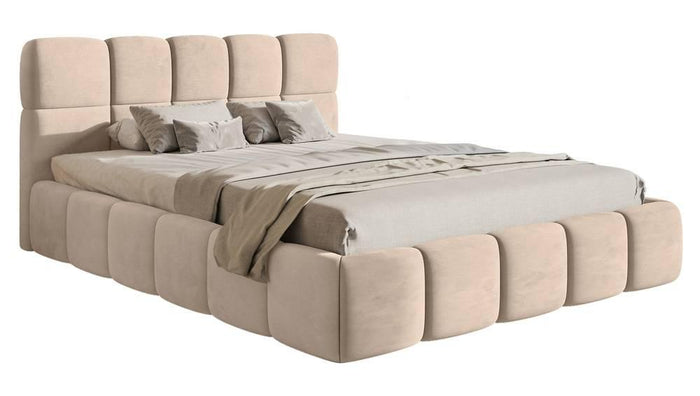 NADUVI Collection Bedframe Chloe velvet 180 x 200