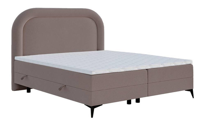 NADUVI Collection Boxspring Lorena chenille inclusief topper 160 x 200